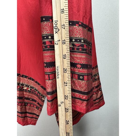 Ashro Women's Aztek African Indian Boho Size XL Tunic Top Colorful India - Picture 11 of 14